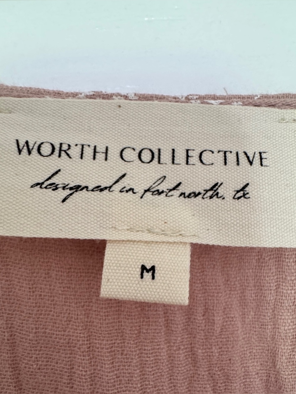 NWT, Worth Collective 100% Cotton Dress, M, Rose Foliage - Picture 16 of 17